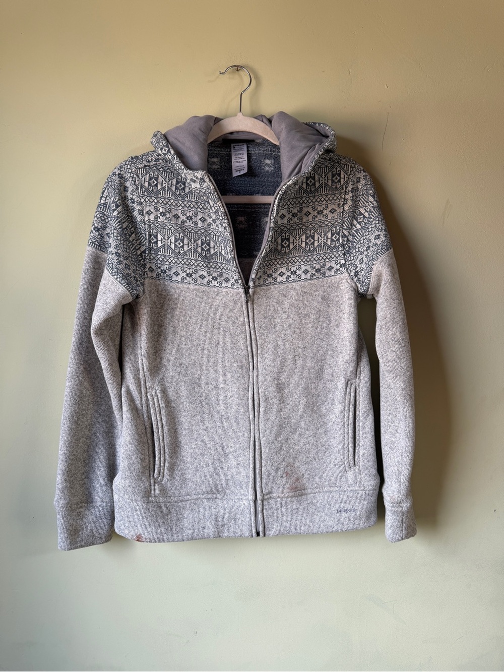 Women’s Patagonia Better Sweater Icelandic Fair Isle Zip-Up Hooded Sweater